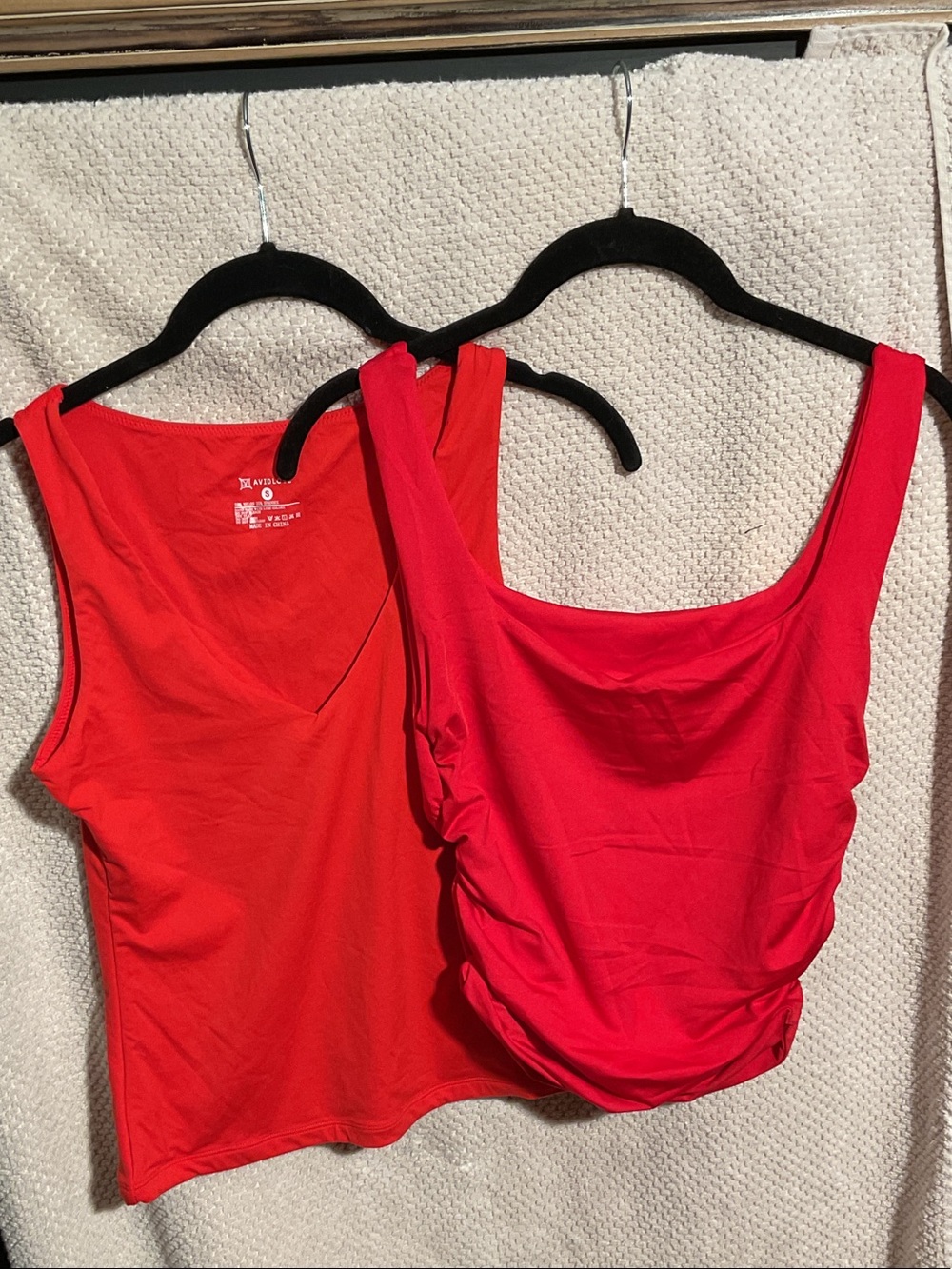 Women’s Red Tank Top Duo - Two-Pack Sleeveless Tops